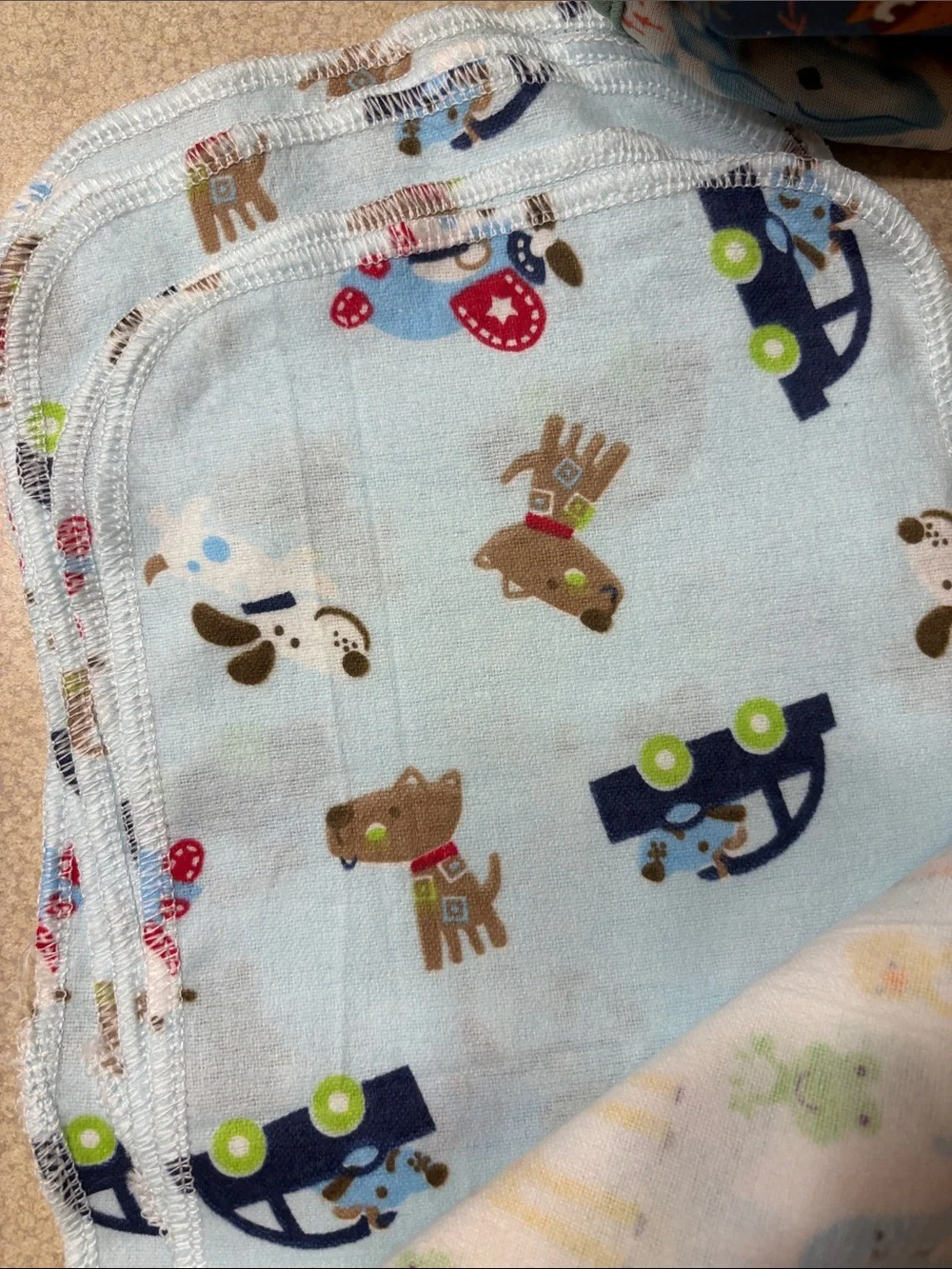 Adjustable Kids Modern Cloth Diapers set of 3, & 19 new burpee cloths